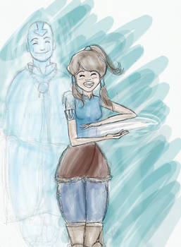 Korra and Aang