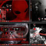 Windows 7 themes: Area 51 red