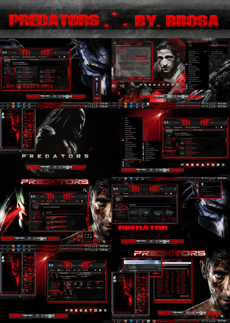 Predators themes by bbosa by bbosa on DeviantArt