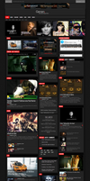 Genan Magazine Wordpress Themes Dark