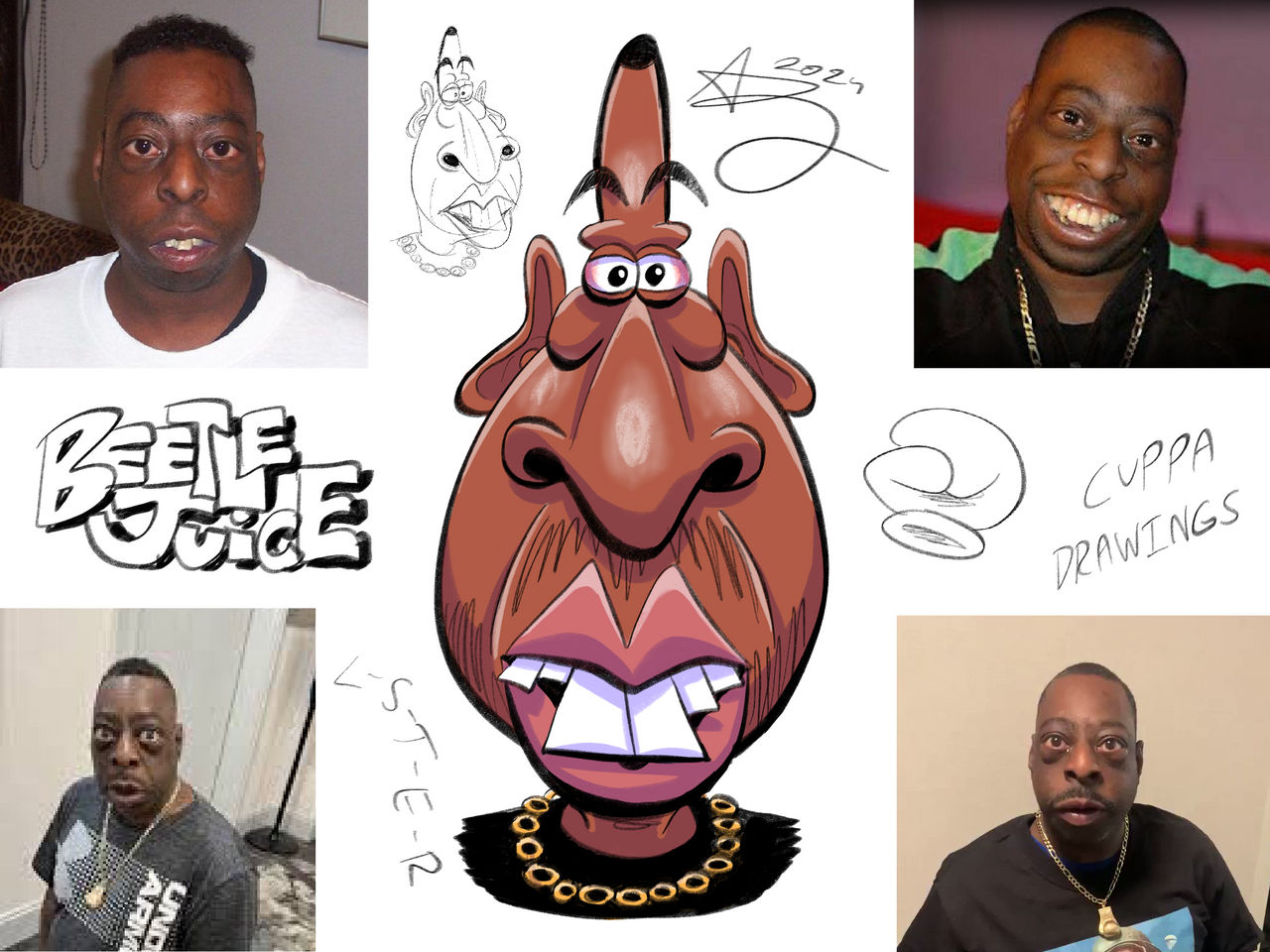 Beetlejuice Rapper beetlejuice (lester green) caricature by DeviousDantheSecond on DeviantArt