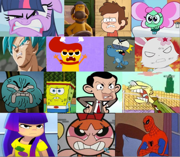 Fun Character Reaction My Favourite Character Angry Reaction by clarizzarobinson on DeviantArt