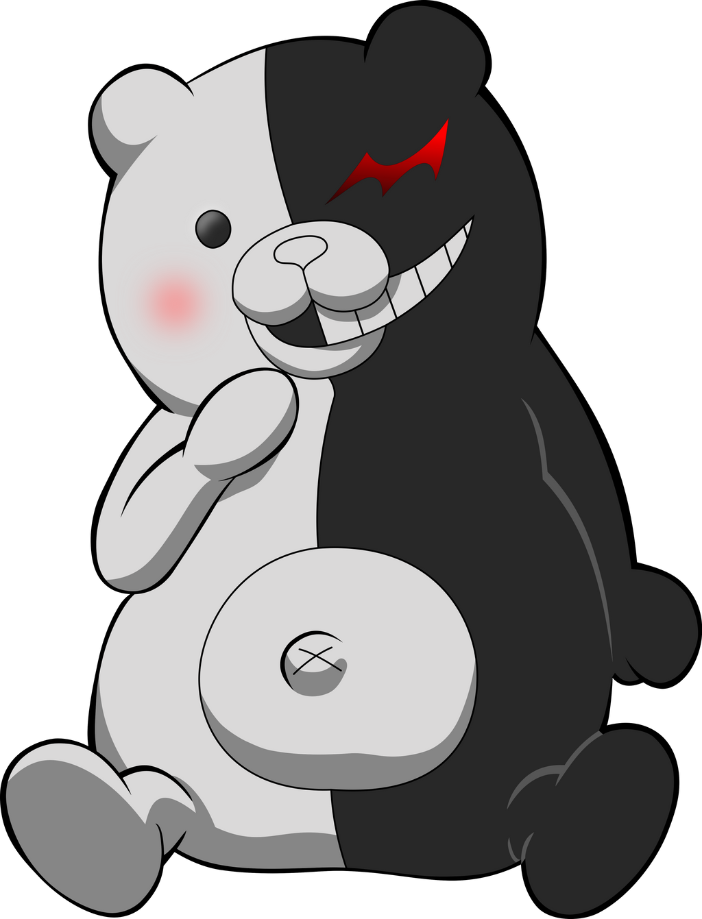 Monokuma Bear Danganronpa by GatoTheCat on DeviantArt