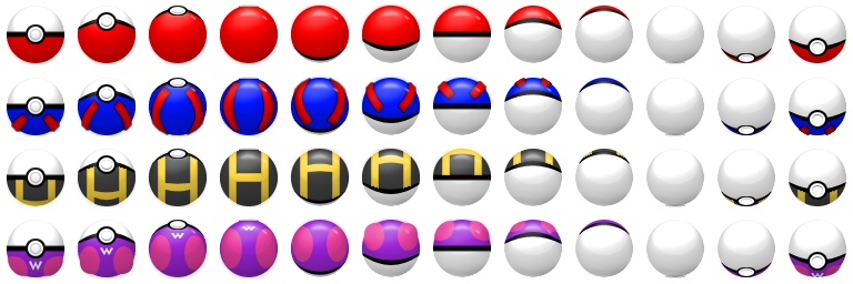 Pokeball Sprite by Crona45 on DeviantArt