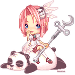 Magical Panda Girl by milkbun