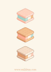 Ice Cream Sandwich Trio