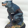 Crouching Werewolf Statue