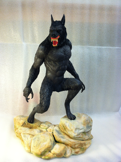 Van Helsing's Velkan Werewolf Statue - Front