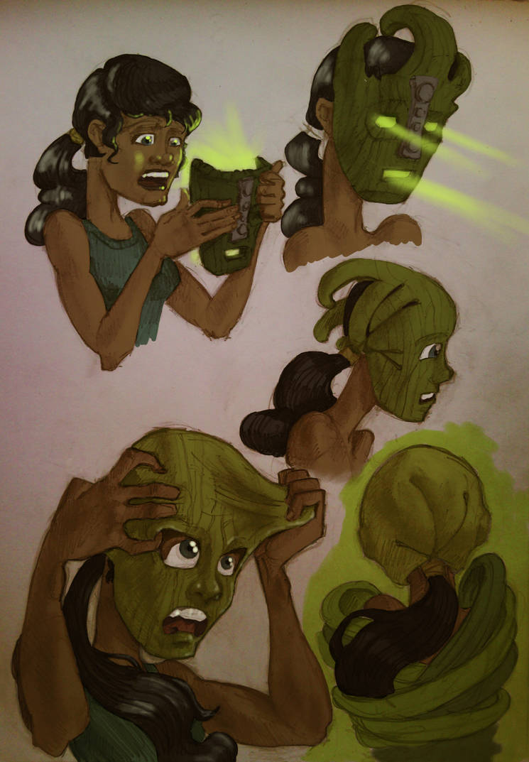 Living Mask Deviantart Life with the Mask transformation scene by NomaxXN on DeviantArt