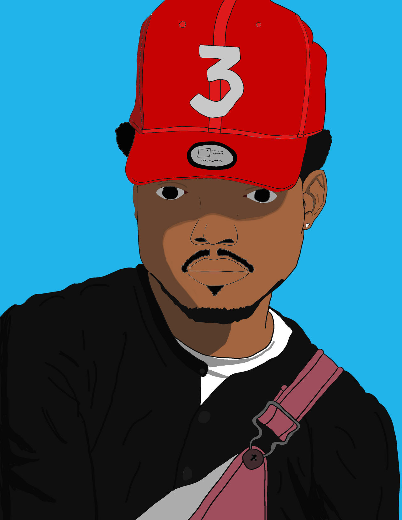 Chance The Rapper Colored by SantibroAnims on DeviantArt