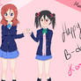 Happy B-day Kona! ~ Maki x Nico + SpeedPaint