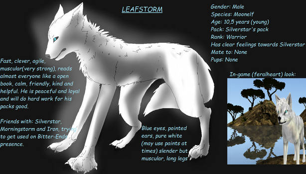 Leafstorm, one of my characters!