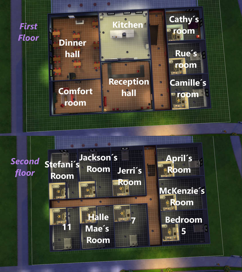 The Inn Floor plans by RosaPeach on DeviantArt