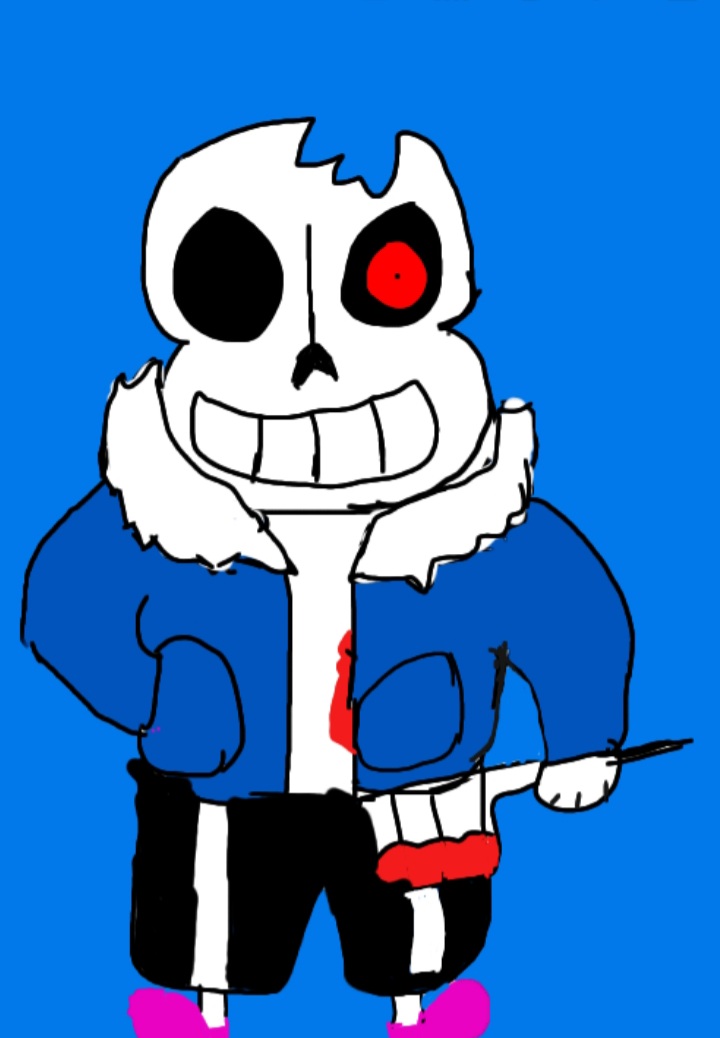 Horror sans design for a game lols by CanonHorror on DeviantArt