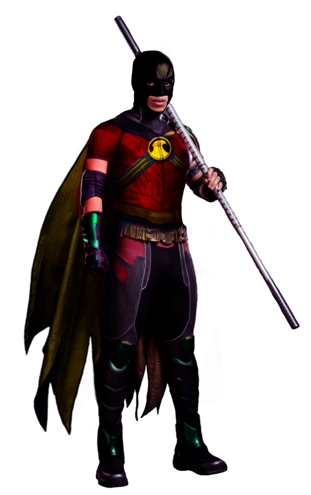 Red robin V3 (with mask) png by pelchel1000 on DeviantArt