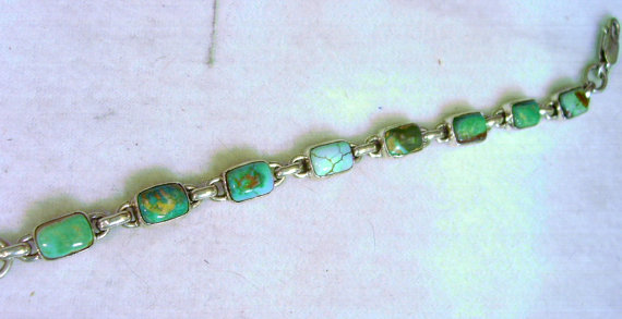 royston turquoise link bracelet