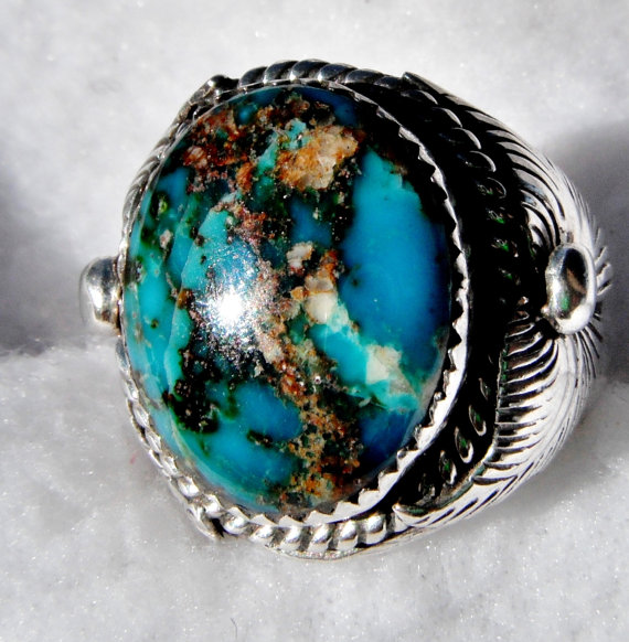 Bisbee Turquoise Men's Ring