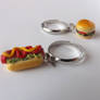 Polymer Clay Food Best Friends Ring Set