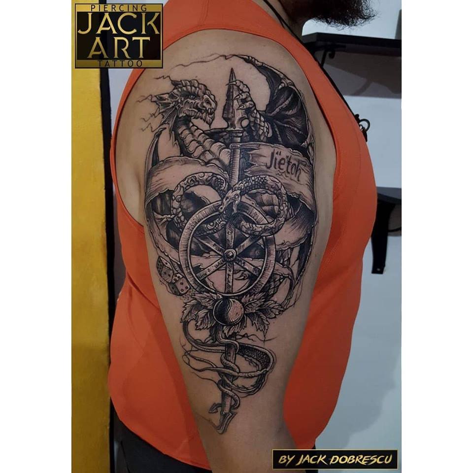 Tatuaj The Wheel Of Time by JackArtTattoo on DeviantArt Tatuaj The Wheel Of Time by JackArtTattoo on DeviantArt