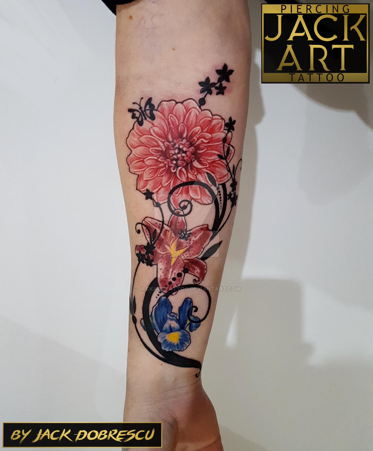 Tatuaj Flori Color Ornamental By Jackarttattoo On Deviantart