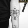 Tatuaj floare mandala grafic Jack Art Tattoo
