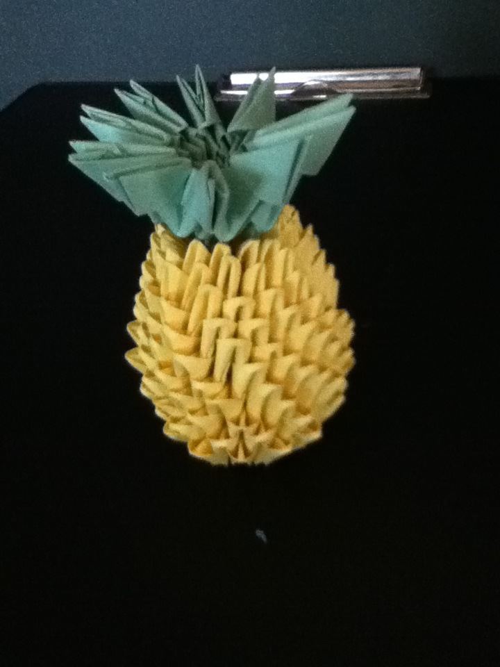 Psych Pineapple - 3D Origami