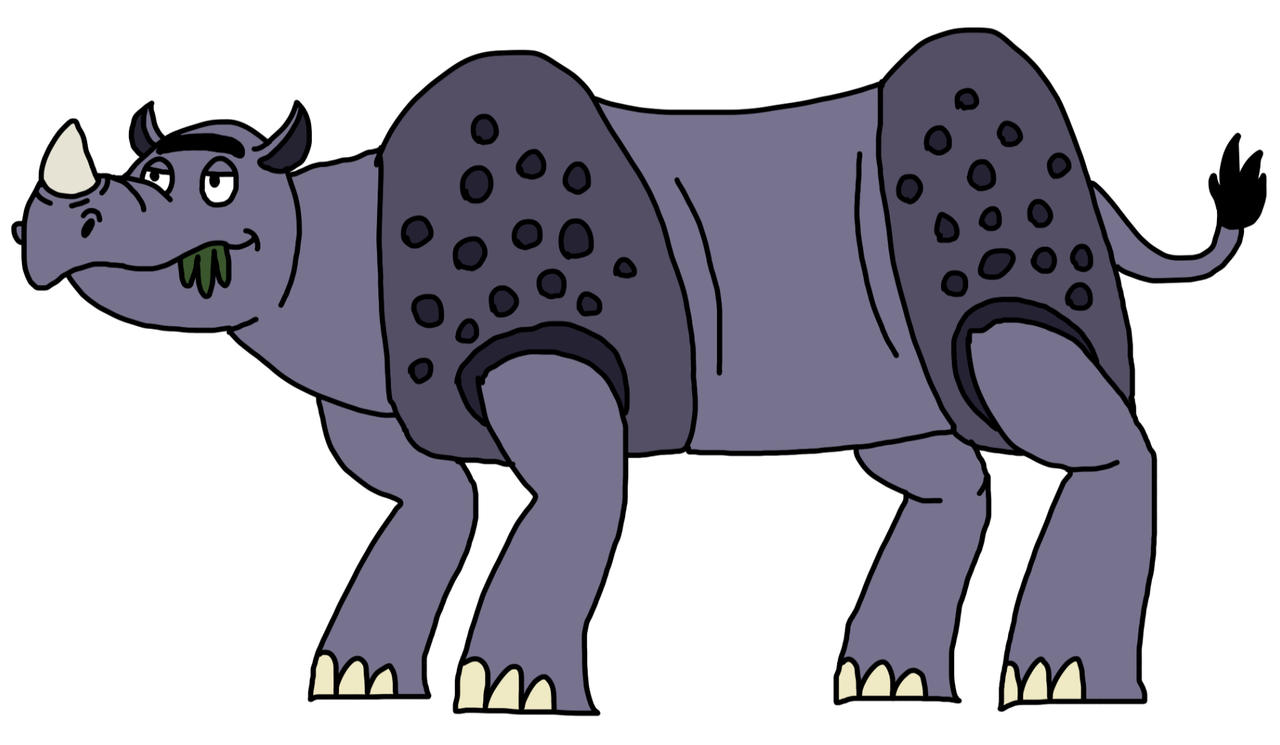 Thudd Thudd the rhinoceros (the jungle book) by Djdinomightyhood56 on DeviantArt