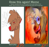 elegant redraw meme