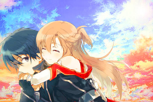 Sword Art Online Kirito and Asuna^^