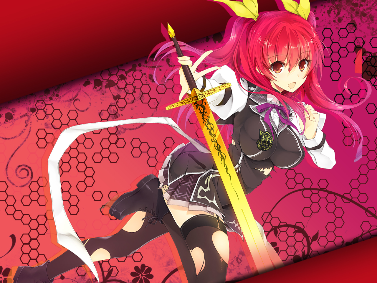 Stella Vermillion - Rakudai Kishi no Cavalry (3) by LokoKev on DeviantArt