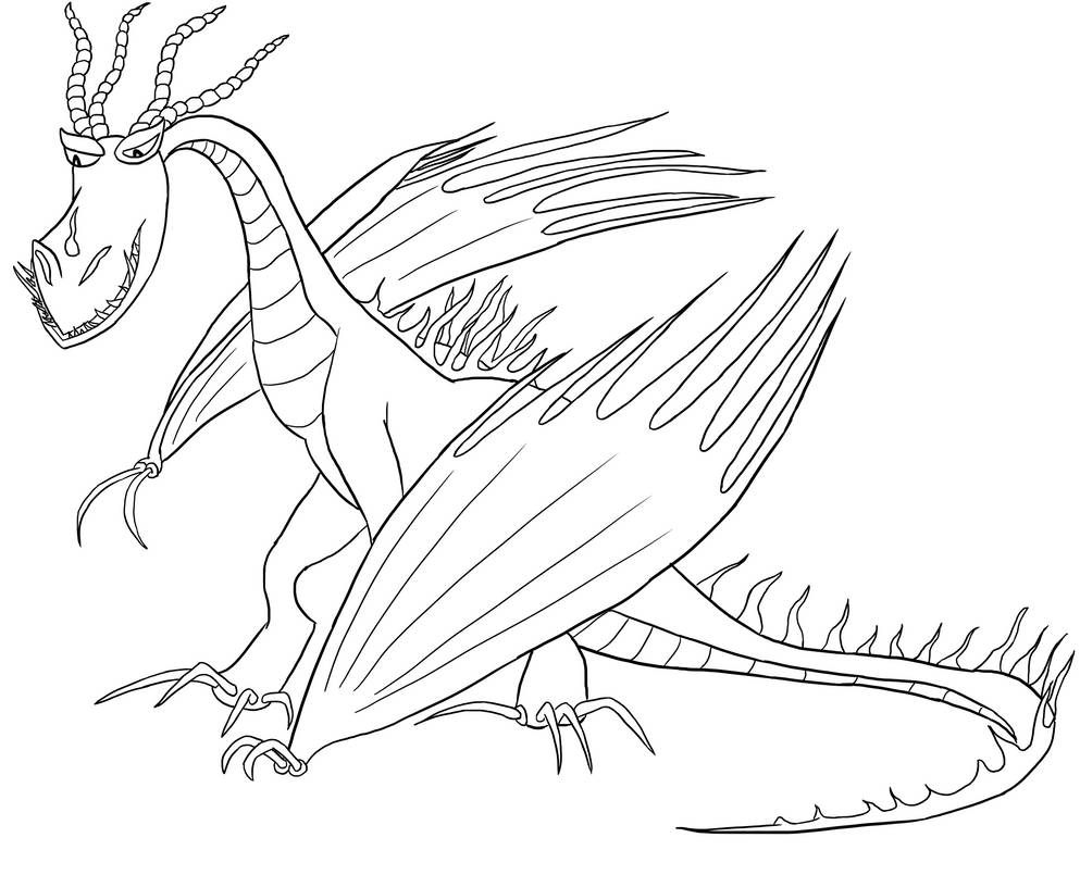 Dragons SwitchAround Meme Hookfang (lineart) by Dragons SwitchAround Meme Hookfang (lineart) by