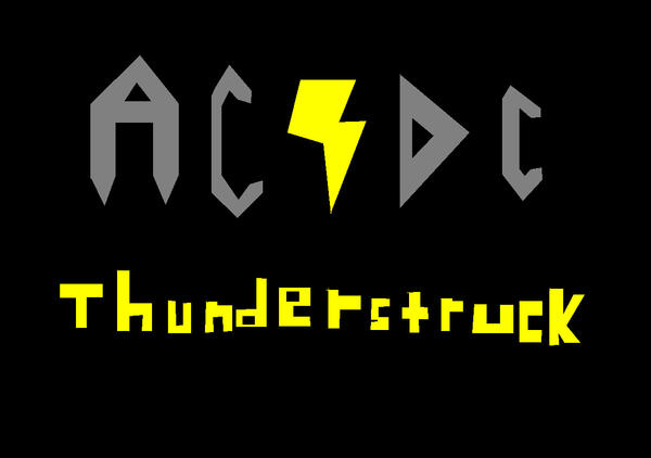 acdc thunderstruck by rokkdude12 on DeviantArt
