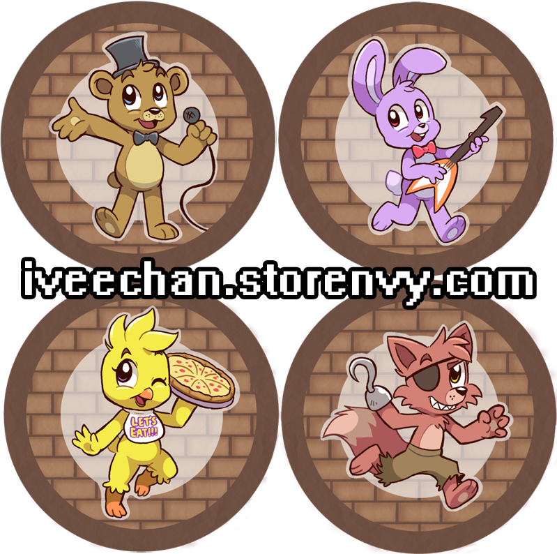 Five Night buttons
