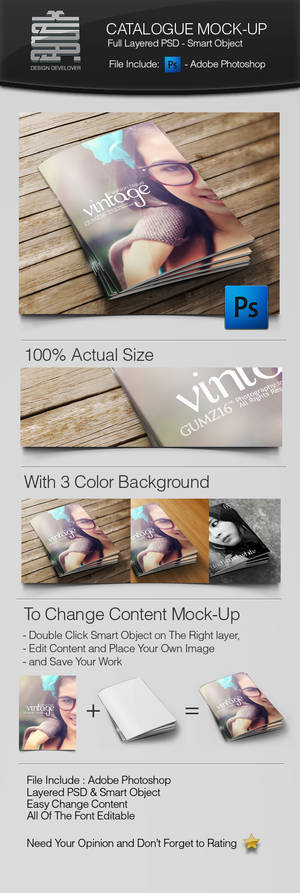 Catalogue Mock up