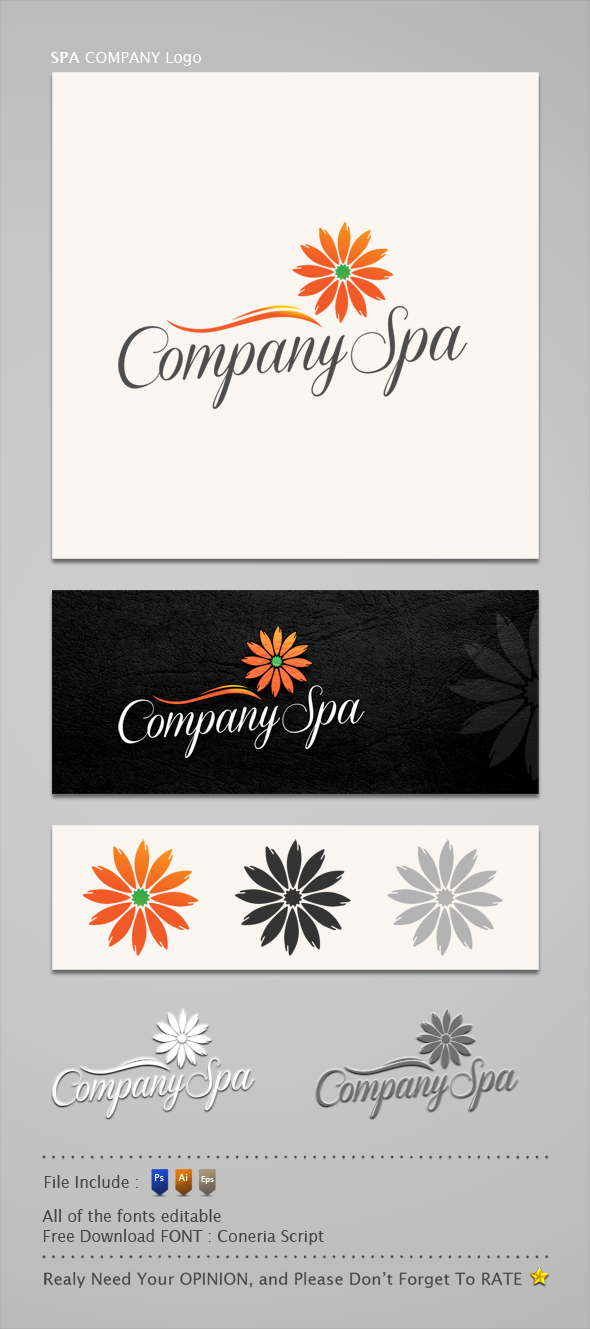 Flowers Logo Template