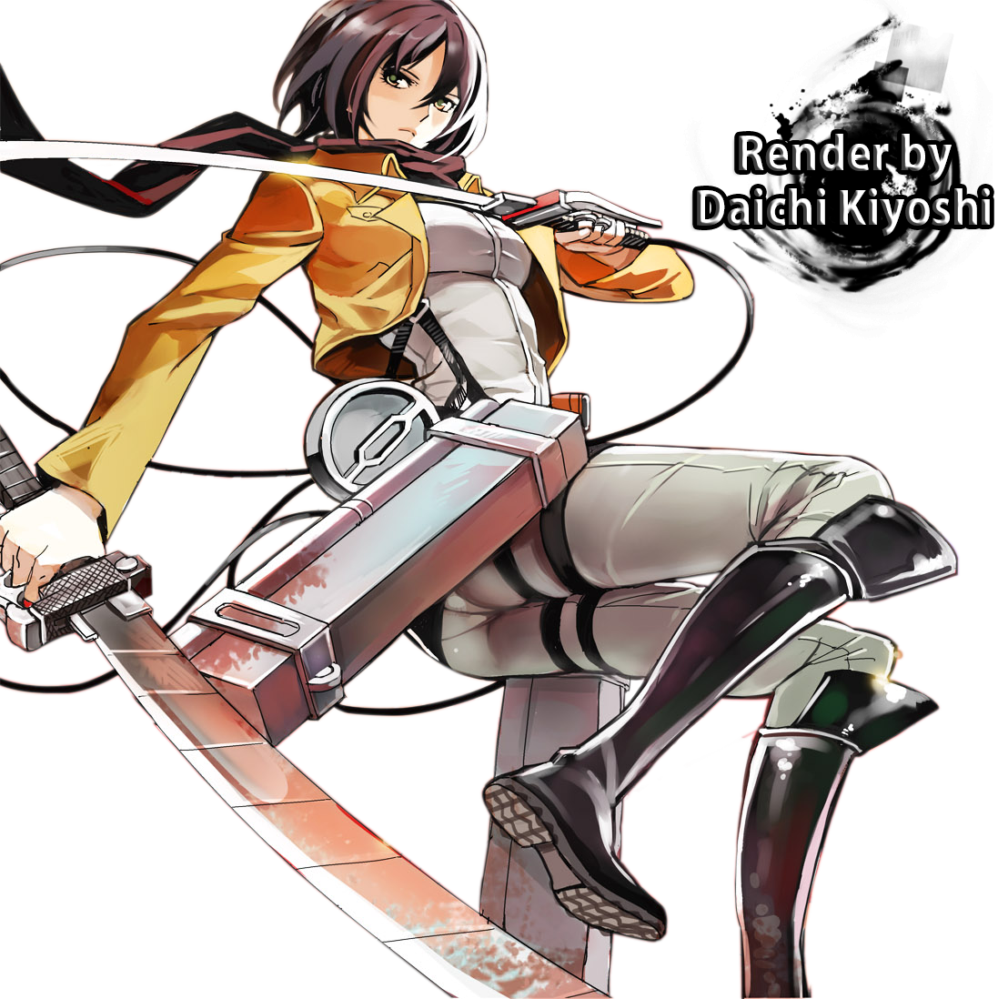 Mikasa Ackerman - Shingeki no Kyojin Render ( II )