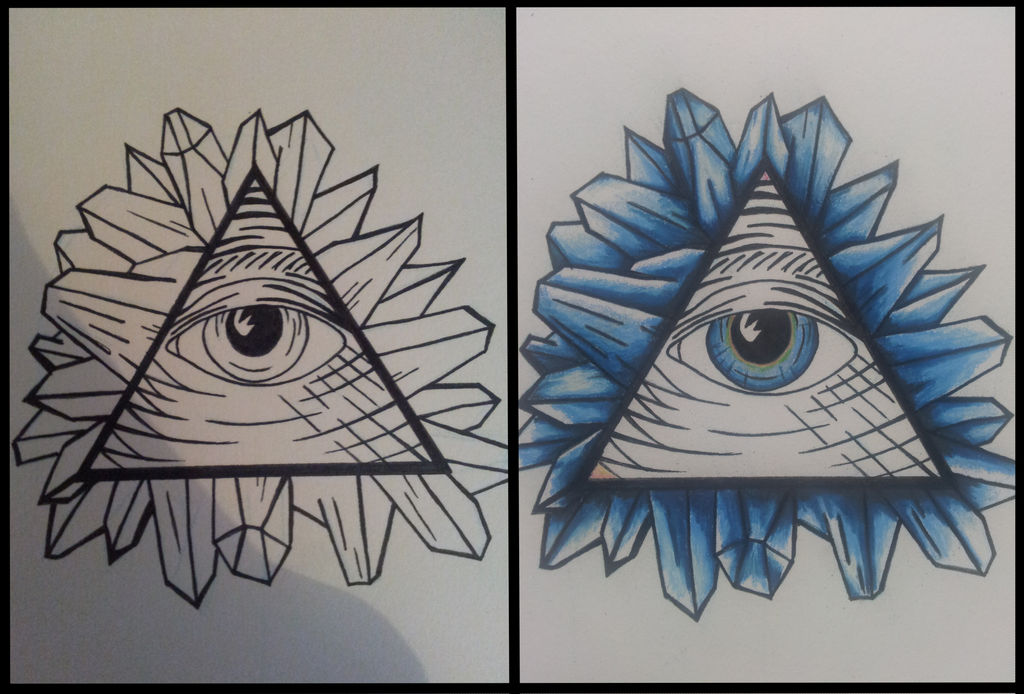 Illuminati Eye w/ Crystal Shards. (Stage 1/2)