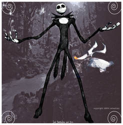 Jack Skellington And Zero Cel