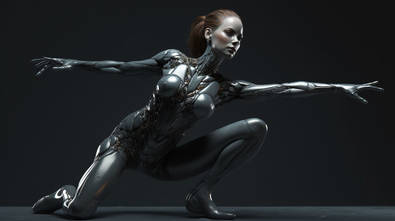 Goth Android Woman Female Android by Gordon87 on DeviantArt