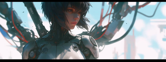 Motoko recharging