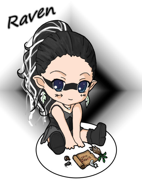 Chibi Raver Raven Chibi by PinkJusticeCosplay on DeviantArt