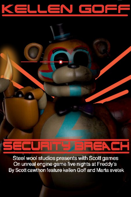 FNAF Security Breach character Poster for Sale by 9chaa