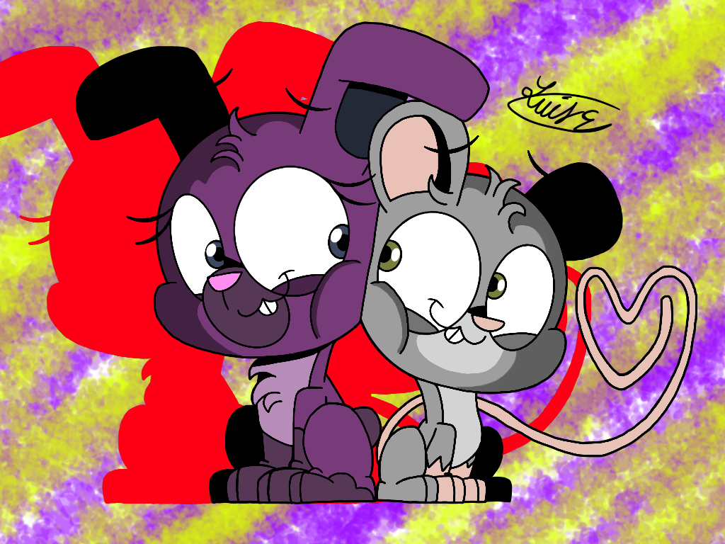 Rat + rabbit = friendship by fazbear4564 on DeviantArt