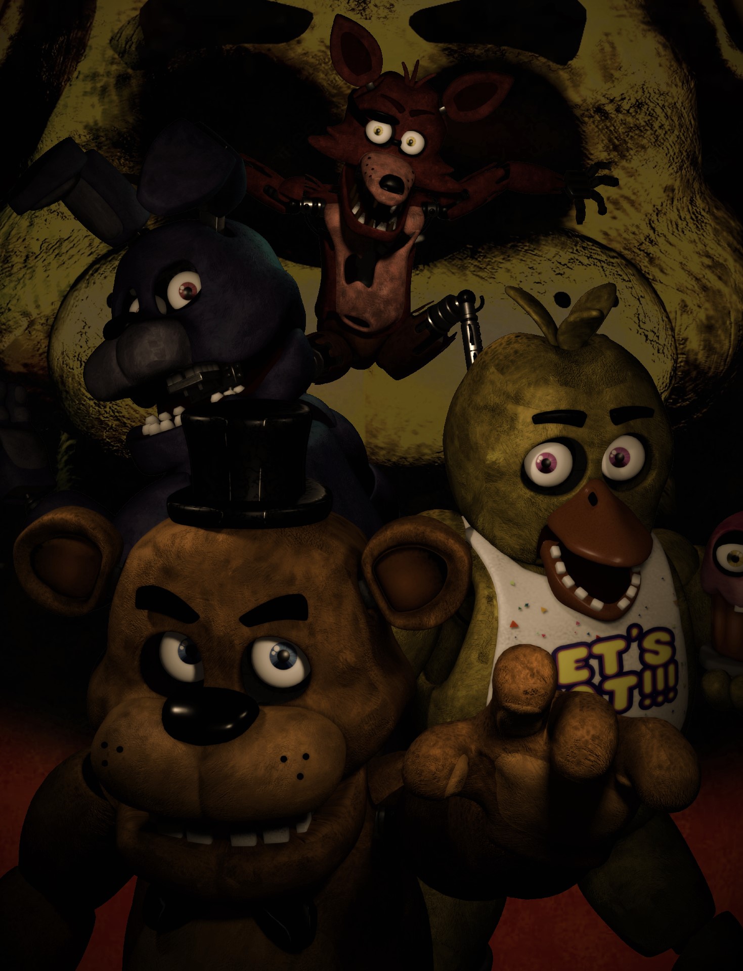 Five nights at freddys 1-5 by GareBearArt1 on DeviantArt