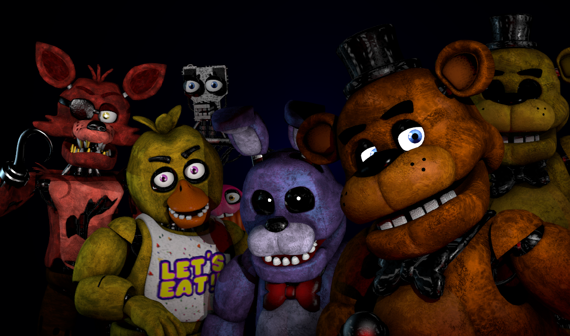 FNAF 1 anime version by CrazyMegaArtist on DeviantArt