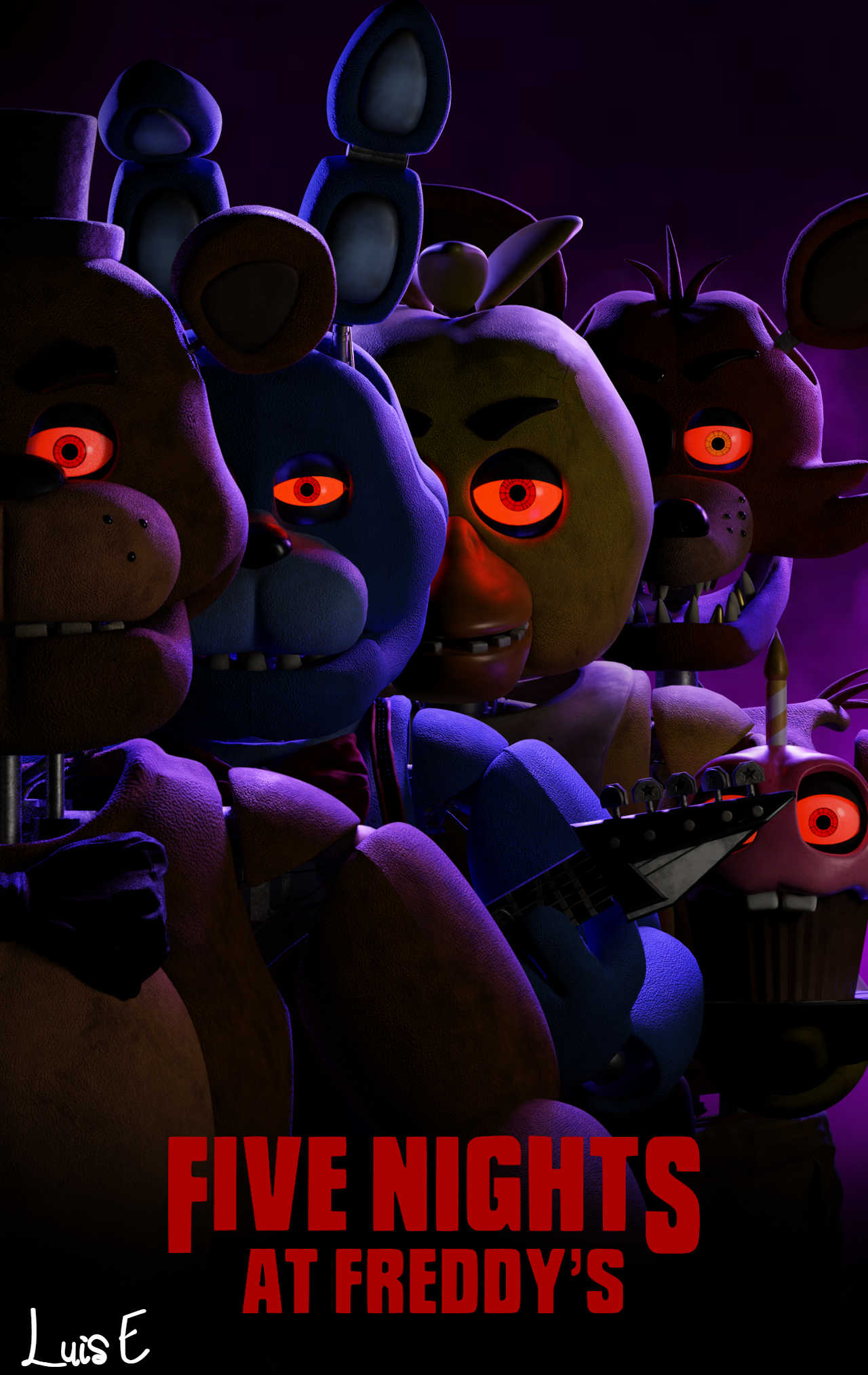 FNaF MOVIE model pack --- by Ubuntutu on DeviantArt