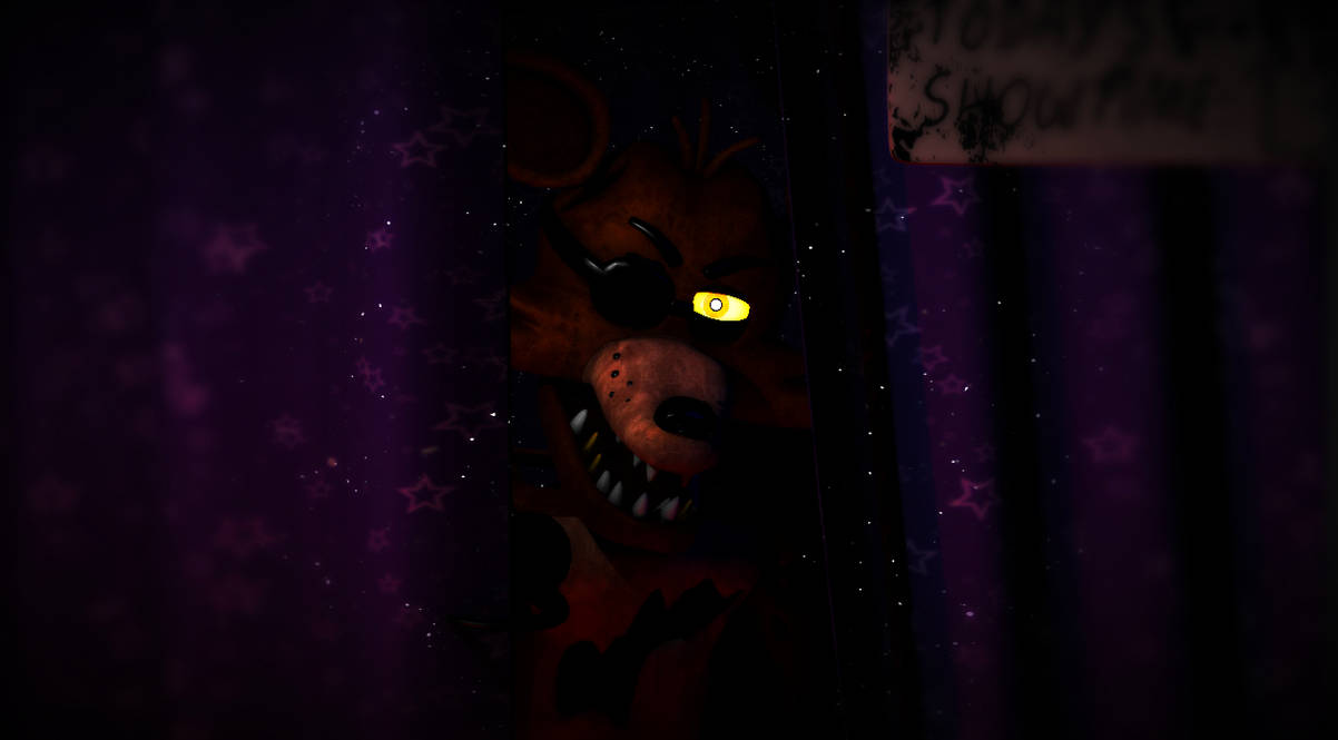 A Fox In The Curtains by fazbear4564 on DeviantArt