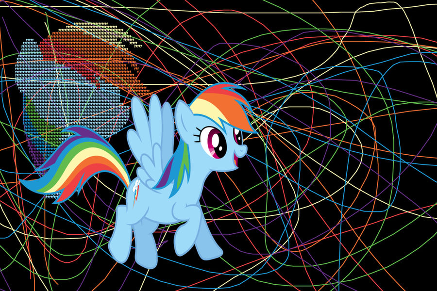 Rainbow Dash 20% Cooler wallpaper