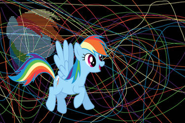 Rainbow Dash 20% Cooler wallpaper