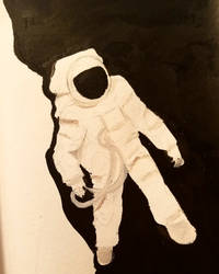 Gouache Astronaut